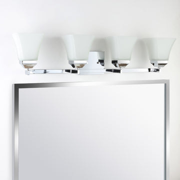 Staunton Iron/Glass Modern Cottage LED Vanity Light